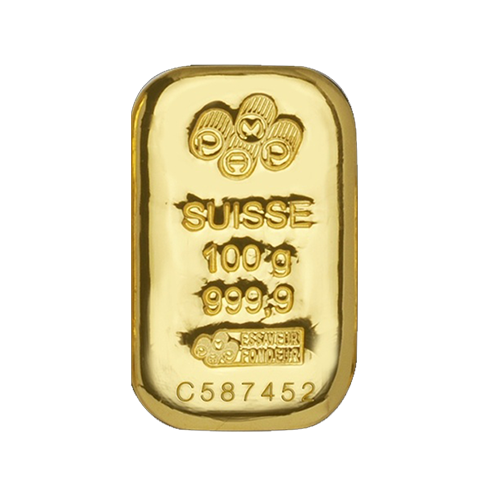 Goudbaar 100 gram Pamp Suisse 