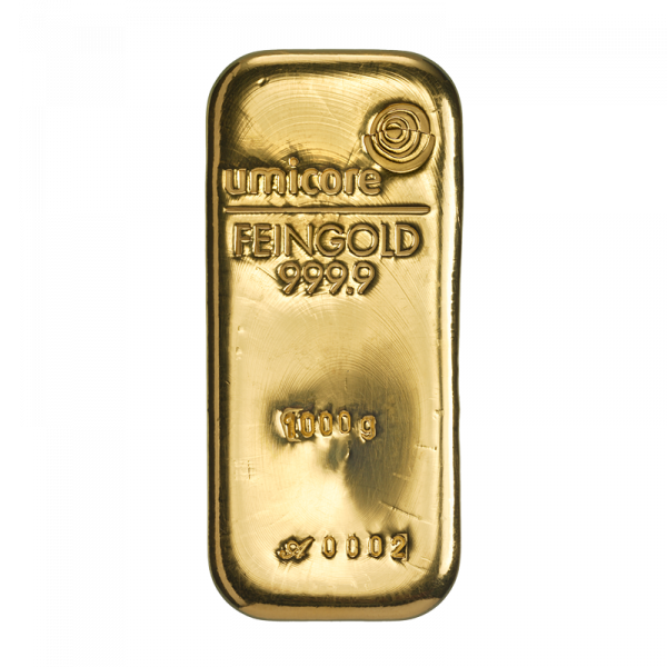 Goudbaar 1 kilogram Umicore 