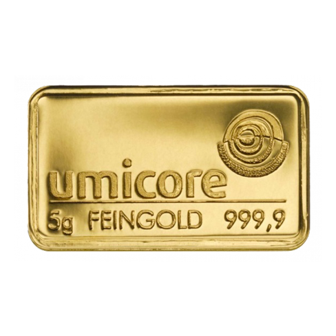 Goudbaar 5 gram Umicore 