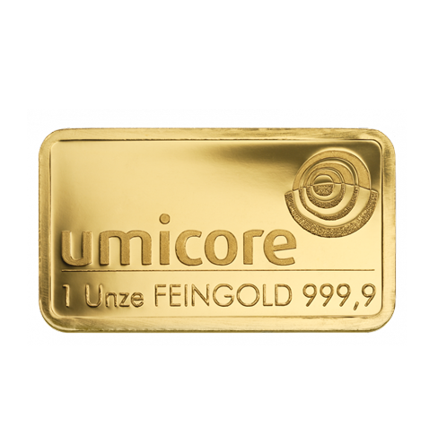 Goudbaar 1 troy ounce Umicore 